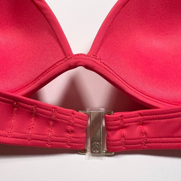 Victoria Secret Small S Harlow Halter Push Up Bikini Top Triangle Pink Island - Picture 6 of 6